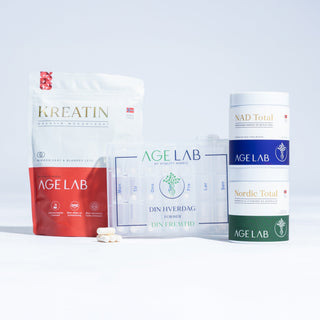 Kjøp NAD Total, NMN, NR, Resveratrol og TMG hos AgeLab.no